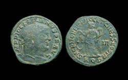 Diocletian, Follis, Sacra Moneta, Aquileia Mint